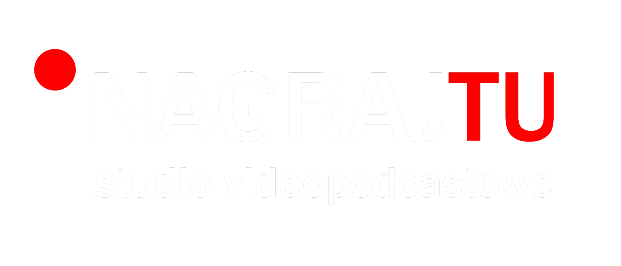 Logo nagraj tu - wersja biało czerwona